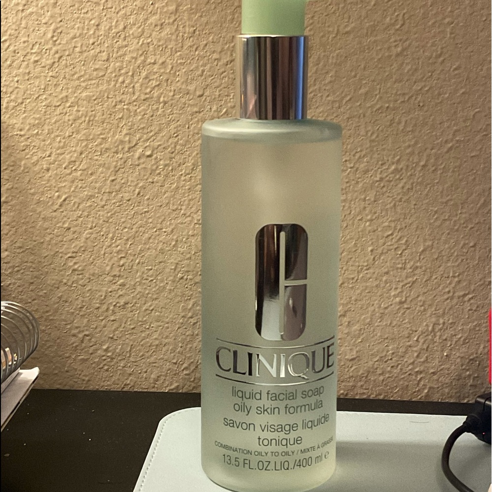 Jumbo Sized Clinique Oily Liquid Facial Soap